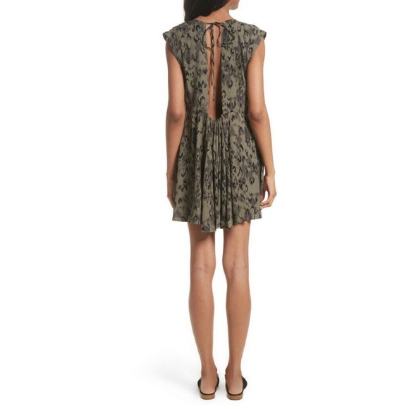 NWT Free People Fake Love Camo Mini Dress Small - Picture 11 of 11
